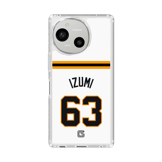 スリムプロテクションケース［ 読売ジャイアンツ - #63 IZUMI - ホーム ］