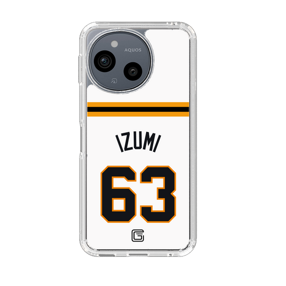 スリムプロテクションケース［ 読売ジャイアンツ - #63 IZUMI - ホーム ］