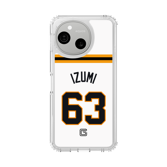 スリムプロテクションケース［ 読売ジャイアンツ - #63 IZUMI - ホーム ］