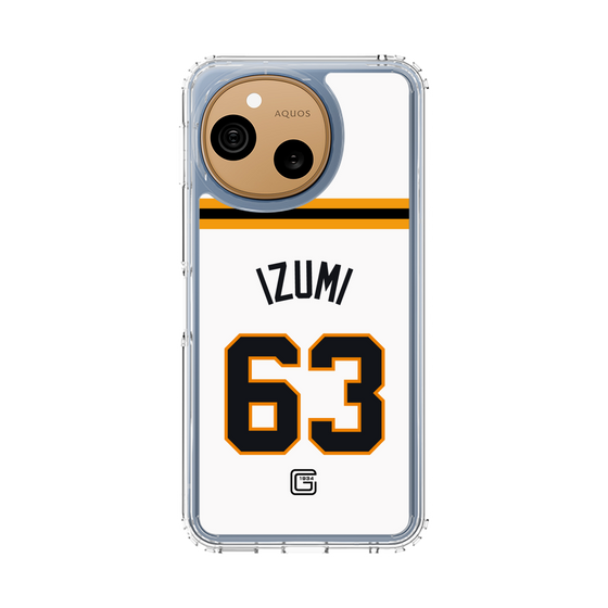 スリムプロテクションケース［ 読売ジャイアンツ - #63 IZUMI - ホーム ］