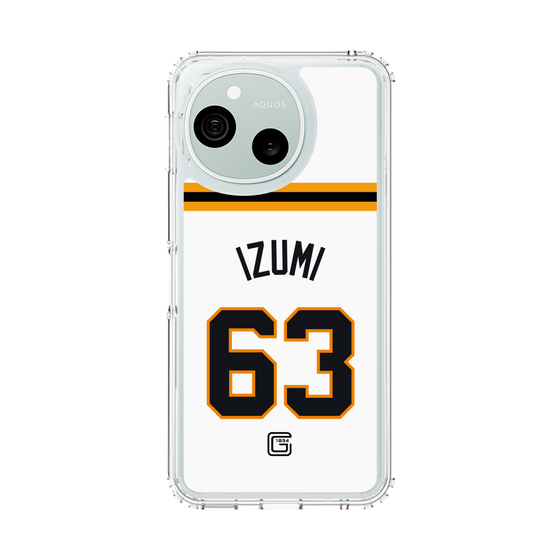 スリムプロテクションケース［ 読売ジャイアンツ - #63 IZUMI - ホーム ］