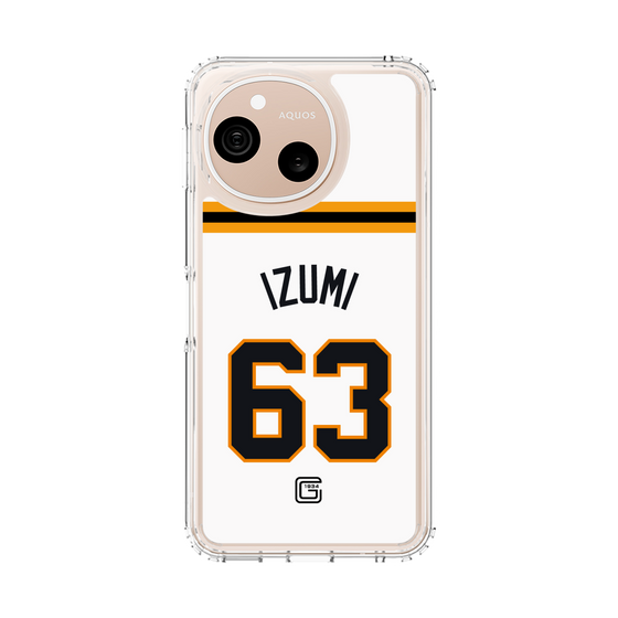 スリムプロテクションケース［ 読売ジャイアンツ - #63 IZUMI - ホーム ］