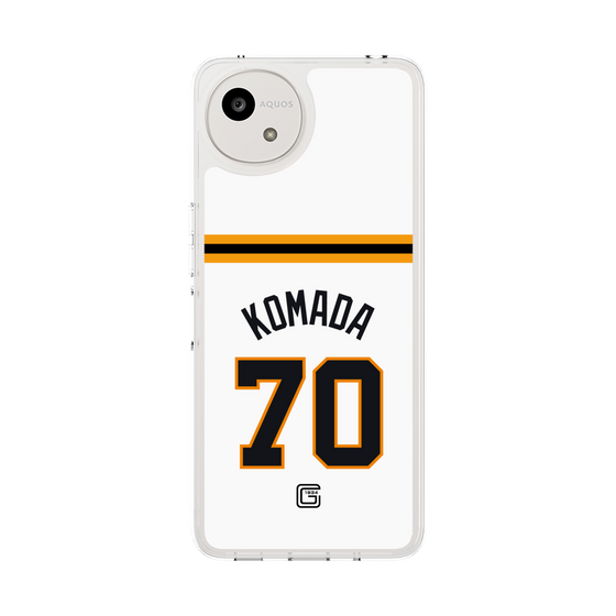 スリムプロテクションケース［ 読売ジャイアンツ - #70 KOMADA - ホーム ］