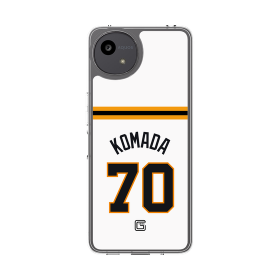 スリムプロテクションケース［ 読売ジャイアンツ - #70 KOMADA - ホーム ］