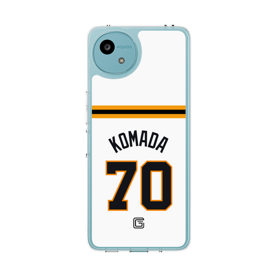 スリムプロテクションケース［ 読売ジャイアンツ - #70 KOMADA - ホーム ］