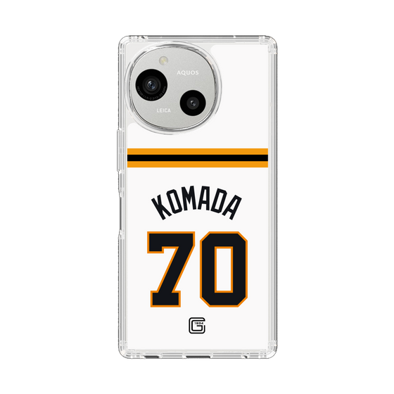 スリムプロテクションケース［ 読売ジャイアンツ - #70 KOMADA - ホーム ］