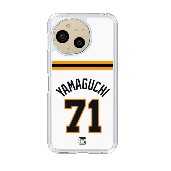 スリムプロテクションケース［ 読売ジャイアンツ - #71 YAMAGUCHI - ホーム ］