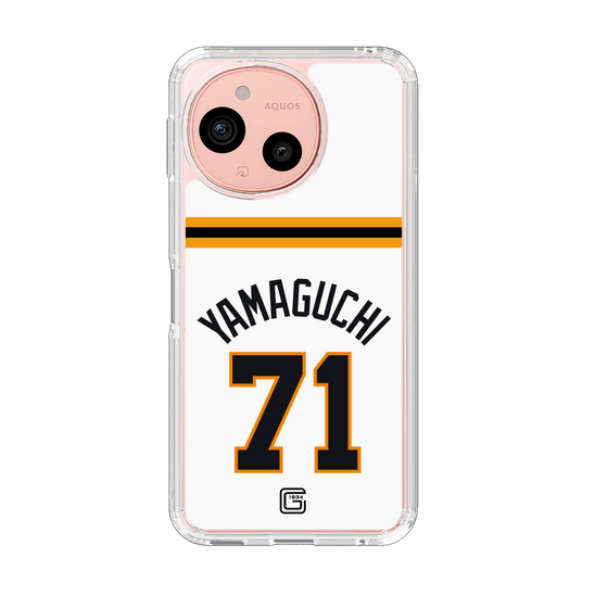 スリムプロテクションケース［ 読売ジャイアンツ - #71 YAMAGUCHI - ホーム ］
