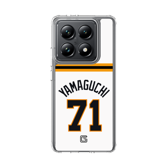 スリムプロテクションケース［ 読売ジャイアンツ - #71 YAMAGUCHI - ホーム ］