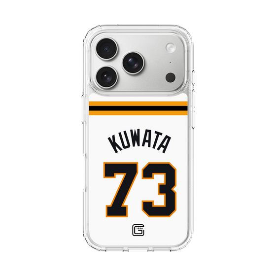 スリムプロテクションケース［ 読売ジャイアンツ - #73 KUWATA - ホーム ］