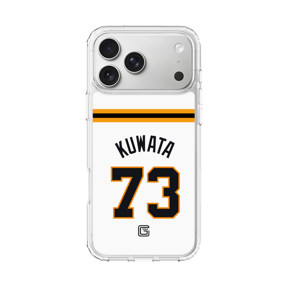 スリムプロテクションケース［ 読売ジャイアンツ - #73 KUWATA - ホーム ］