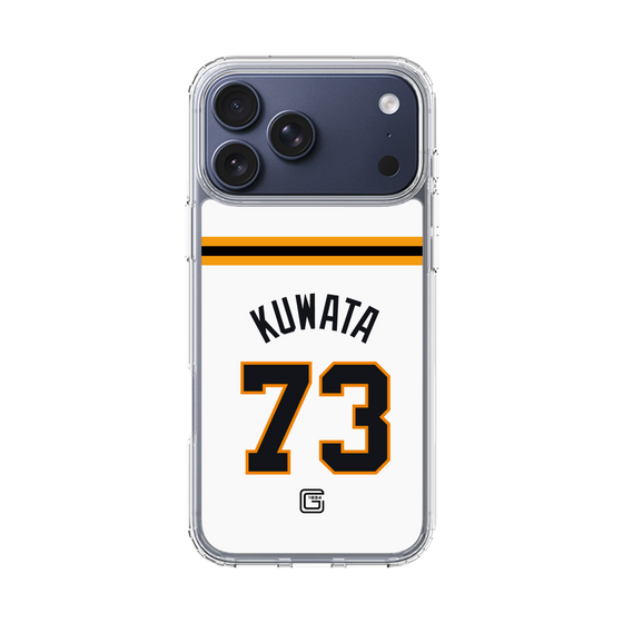 スリムプロテクションケース［ 読売ジャイアンツ - #73 KUWATA - ホーム ］