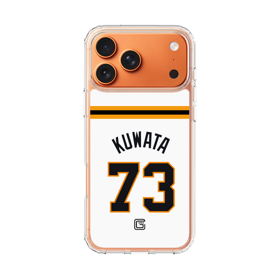 スリムプロテクションケース［ 読売ジャイアンツ - #73 KUWATA - ホーム ］