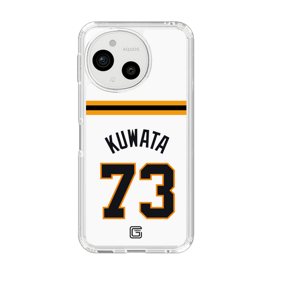 スリムプロテクションケース［ 読売ジャイアンツ - #73 KUWATA - ホーム ］