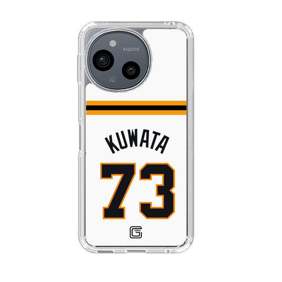 スリムプロテクションケース［ 読売ジャイアンツ - #73 KUWATA - ホーム ］