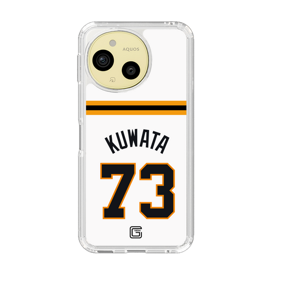 スリムプロテクションケース［ 読売ジャイアンツ - #73 KUWATA - ホーム ］