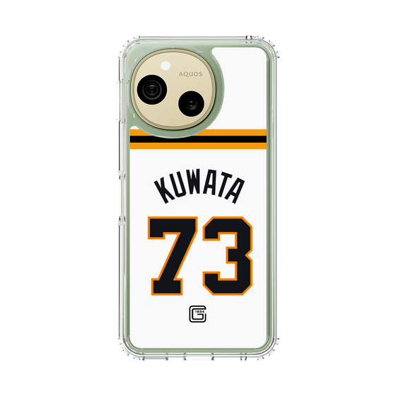 スリムプロテクションケース［ 読売ジャイアンツ - #73 KUWATA - ホーム ］
