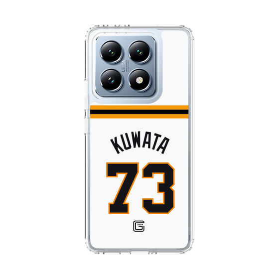 スリムプロテクションケース［ 読売ジャイアンツ - #73 KUWATA - ホーム ］