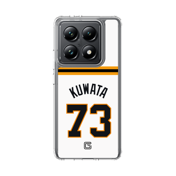 スリムプロテクションケース［ 読売ジャイアンツ - #73 KUWATA - ホーム ］