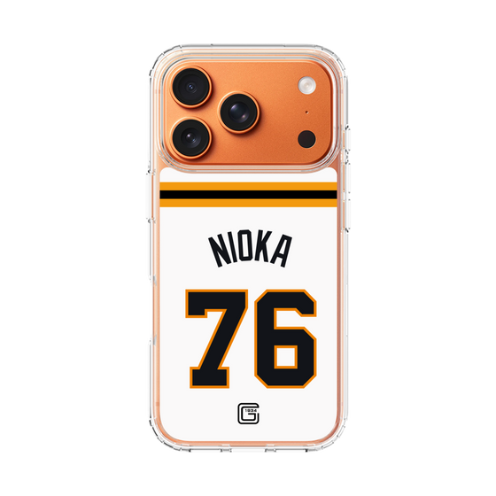 スリムプロテクションケース［ 読売ジャイアンツ - #76 NIOKA - ホーム ］