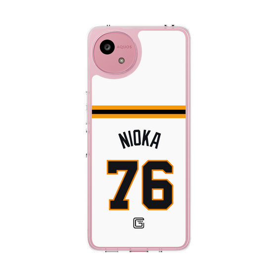 スリムプロテクションケース［ 読売ジャイアンツ - #76 NIOKA - ホーム ］
