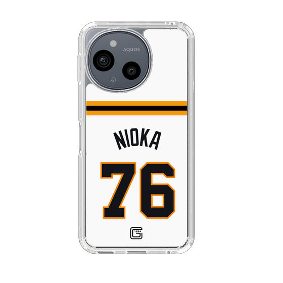 スリムプロテクションケース［ 読売ジャイアンツ - #76 NIOKA - ホーム ］