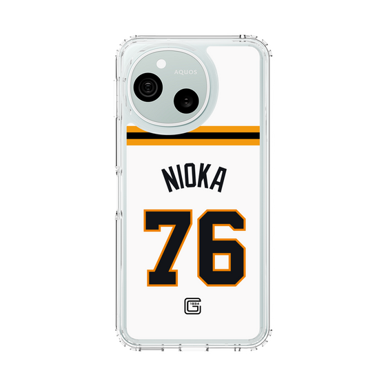 スリムプロテクションケース［ 読売ジャイアンツ - #76 NIOKA - ホーム ］