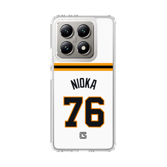 スリムプロテクションケース［ 読売ジャイアンツ - #76 NIOKA - ホーム ］