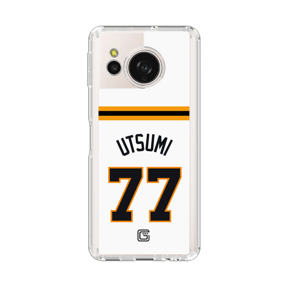 スリムプロテクションケース［ 読売ジャイアンツ - #77 UTSUMI - ホーム ］