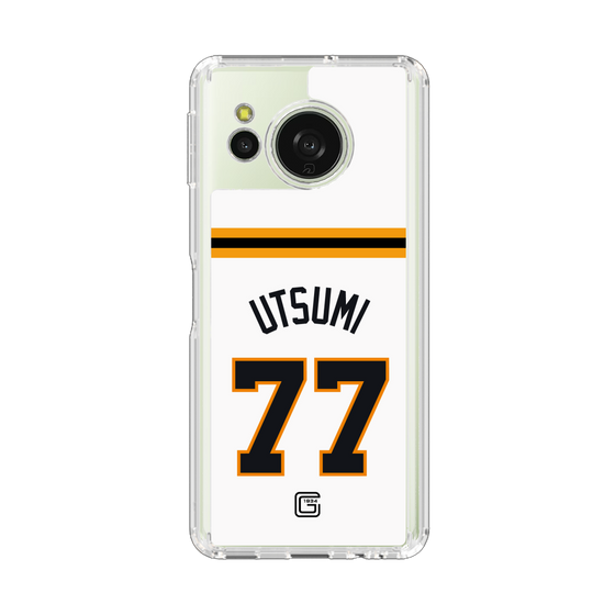 スリムプロテクションケース［ 読売ジャイアンツ - #77 UTSUMI - ホーム ］