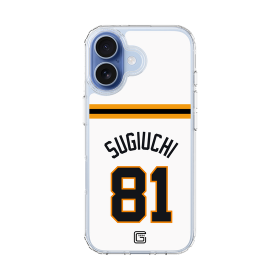 スリムプロテクションケース［ 読売ジャイアンツ - #81 SUGIUCHI - ホーム ］