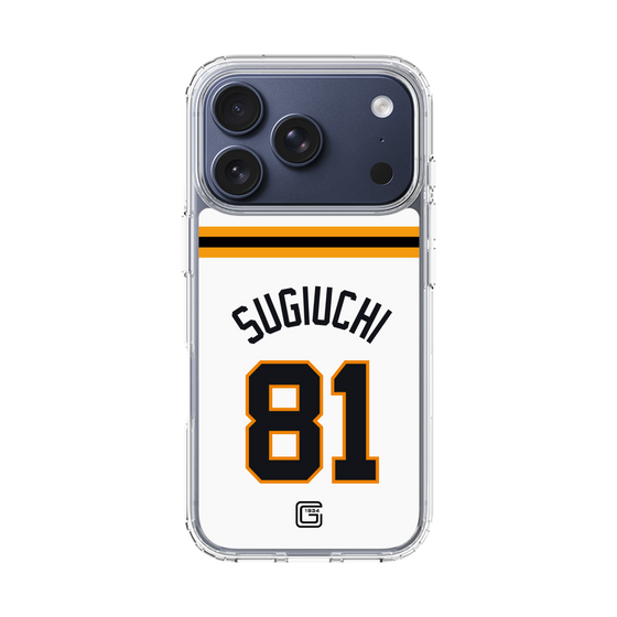 スリムプロテクションケース［ 読売ジャイアンツ - #81 SUGIUCHI - ホーム ］