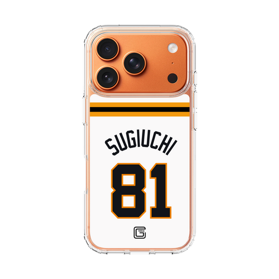 スリムプロテクションケース［ 読売ジャイアンツ - #81 SUGIUCHI - ホーム ］