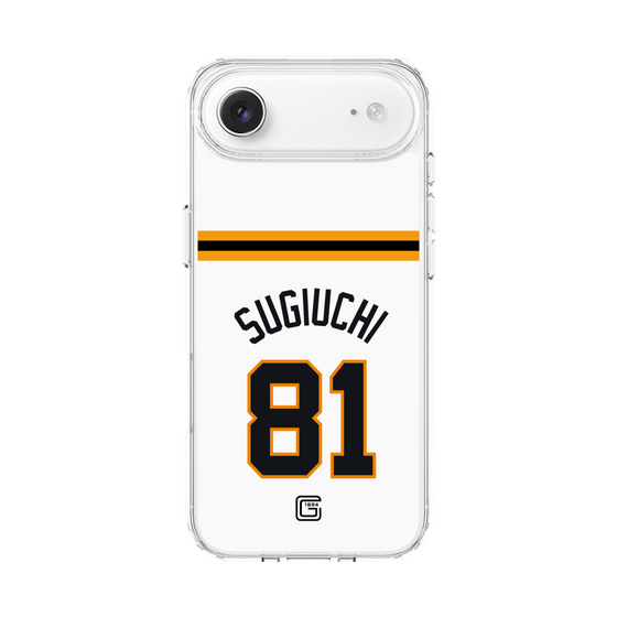 スリムプロテクションケース［ 読売ジャイアンツ - #81 SUGIUCHI - ホーム ］