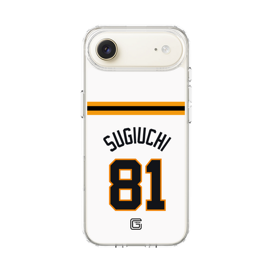 スリムプロテクションケース［ 読売ジャイアンツ - #81 SUGIUCHI - ホーム ］