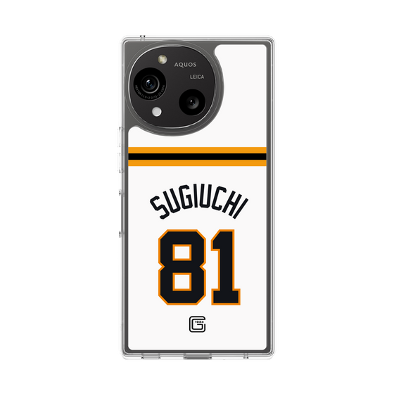 スリムプロテクションケース［ 読売ジャイアンツ - #81 SUGIUCHI - ホーム ］