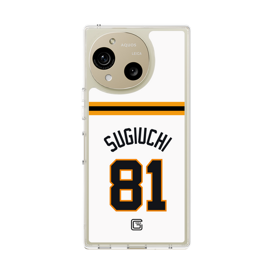 スリムプロテクションケース［ 読売ジャイアンツ - #81 SUGIUCHI - ホーム ］