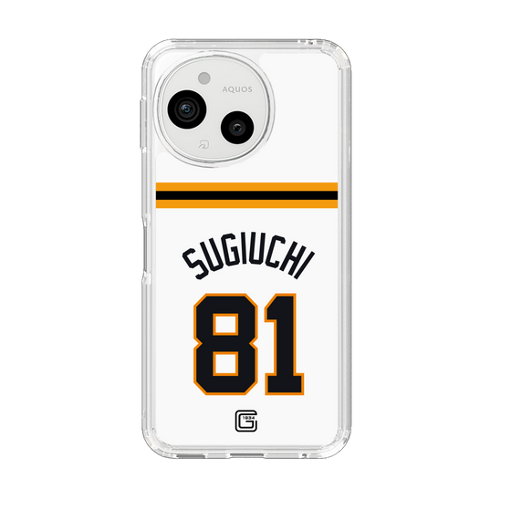 スリムプロテクションケース［ 読売ジャイアンツ - #81 SUGIUCHI - ホーム ］