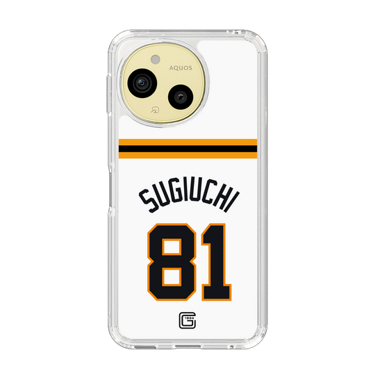 スリムプロテクションケース［ 読売ジャイアンツ - #81 SUGIUCHI - ホーム ］