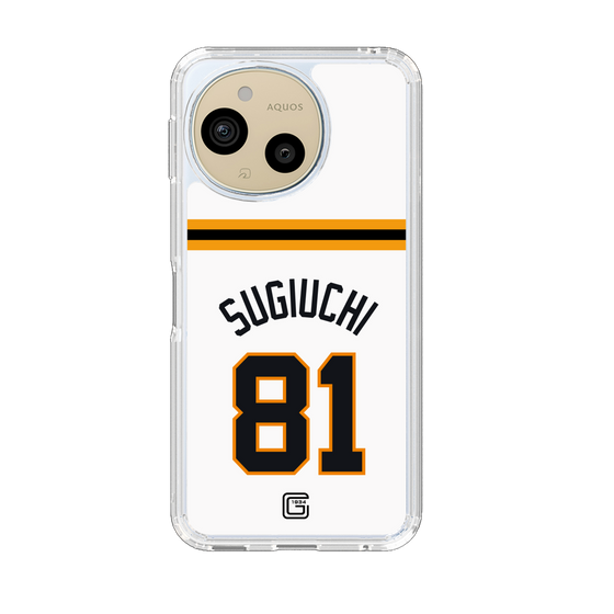 スリムプロテクションケース［ 読売ジャイアンツ - #81 SUGIUCHI - ホーム ］