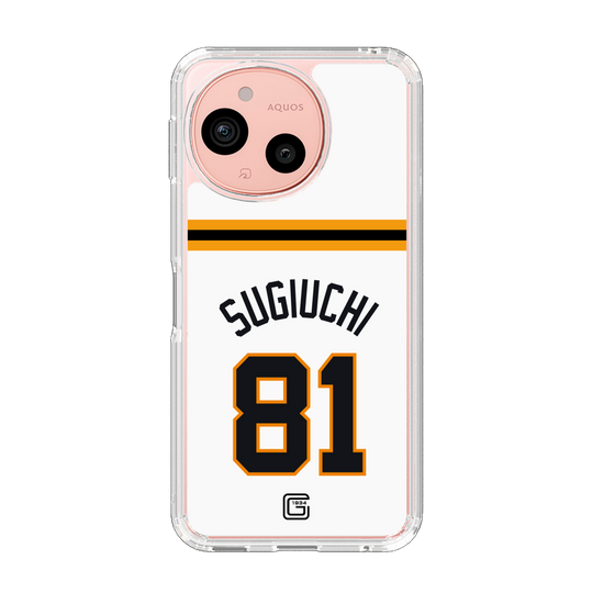スリムプロテクションケース［ 読売ジャイアンツ - #81 SUGIUCHI - ホーム ］