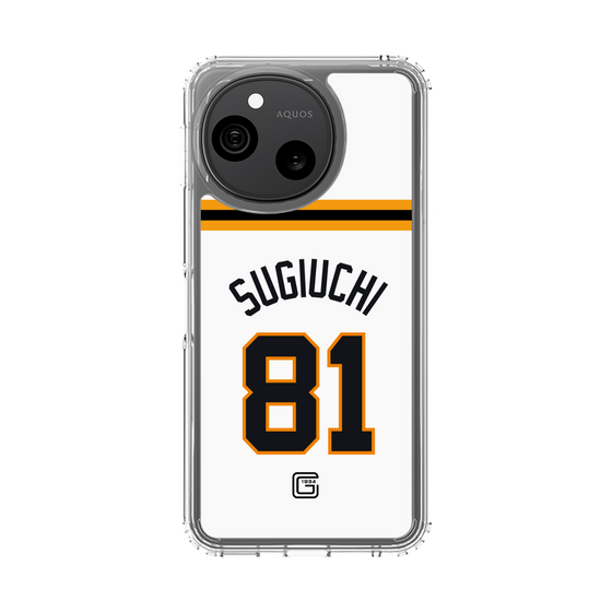 スリムプロテクションケース［ 読売ジャイアンツ - #81 SUGIUCHI - ホーム ］