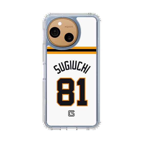 スリムプロテクションケース［ 読売ジャイアンツ - #81 SUGIUCHI - ホーム ］