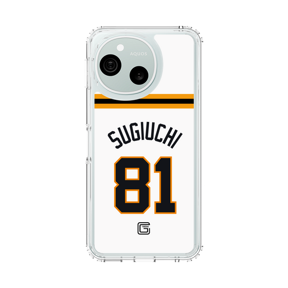 スリムプロテクションケース［ 読売ジャイアンツ - #81 SUGIUCHI - ホーム ］