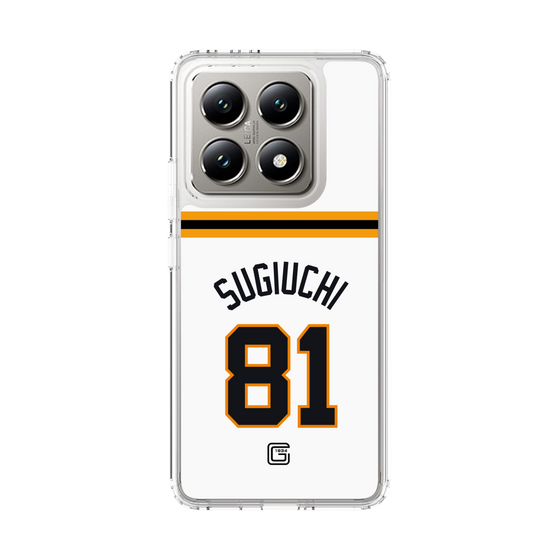 スリムプロテクションケース［ 読売ジャイアンツ - #81 SUGIUCHI - ホーム ］