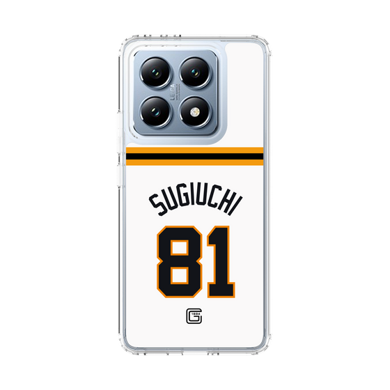 スリムプロテクションケース［ 読売ジャイアンツ - #81 SUGIUCHI - ホーム ］