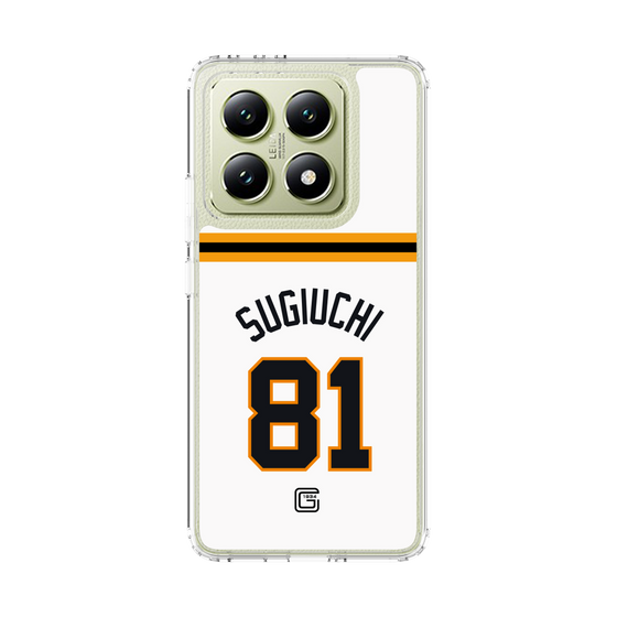 スリムプロテクションケース［ 読売ジャイアンツ - #81 SUGIUCHI - ホーム ］