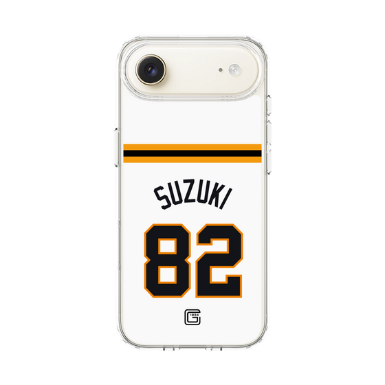 スリムプロテクションケース［ 読売ジャイアンツ - #82 SUZUKI - ホーム ］