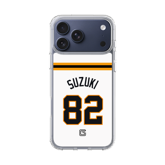 スリムプロテクションケース［ 読売ジャイアンツ - #82 SUZUKI - ホーム ］