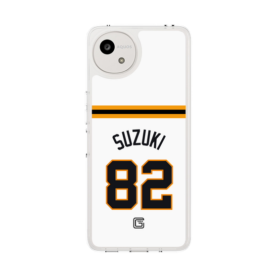 スリムプロテクションケース［ 読売ジャイアンツ - #82 SUZUKI - ホーム ］